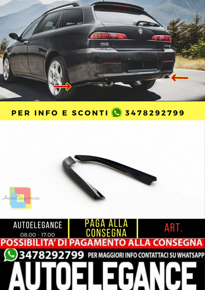 🔥Splitter Laterali Posteriori Alfa Romeo 156 SW Facelift🔥
