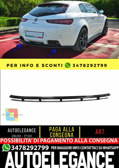 🔥Splitter posteriore Alfa Romeo Brera (con barre verticali)🔥