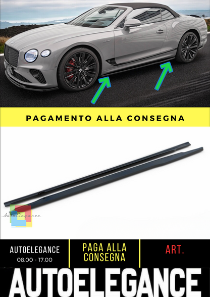 ✨Minigonne Laterali Diffusori Bentley Continental GT Mk3✨