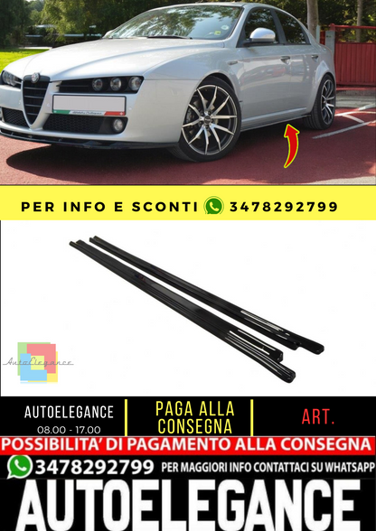 ✨MINIGONNE LATERALI DIFFUSORI ALFA ROMEO 159✨