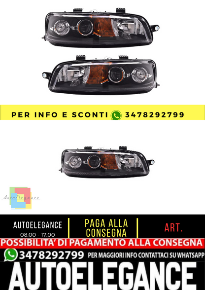 🔥Headlights set for Fiat Punto 2 188 2001-2003 H1 H1 halogen without NSW🔥