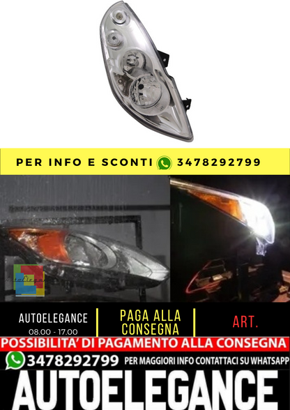 🔥Faro destro per Opel Movano B H1 / H7 Renault Master 3 LWR🔥