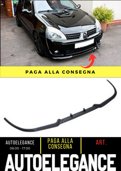 💕SPLITTER ANTERIORE ADATTO PER RENAULT CLIO MK2 MK3 💕