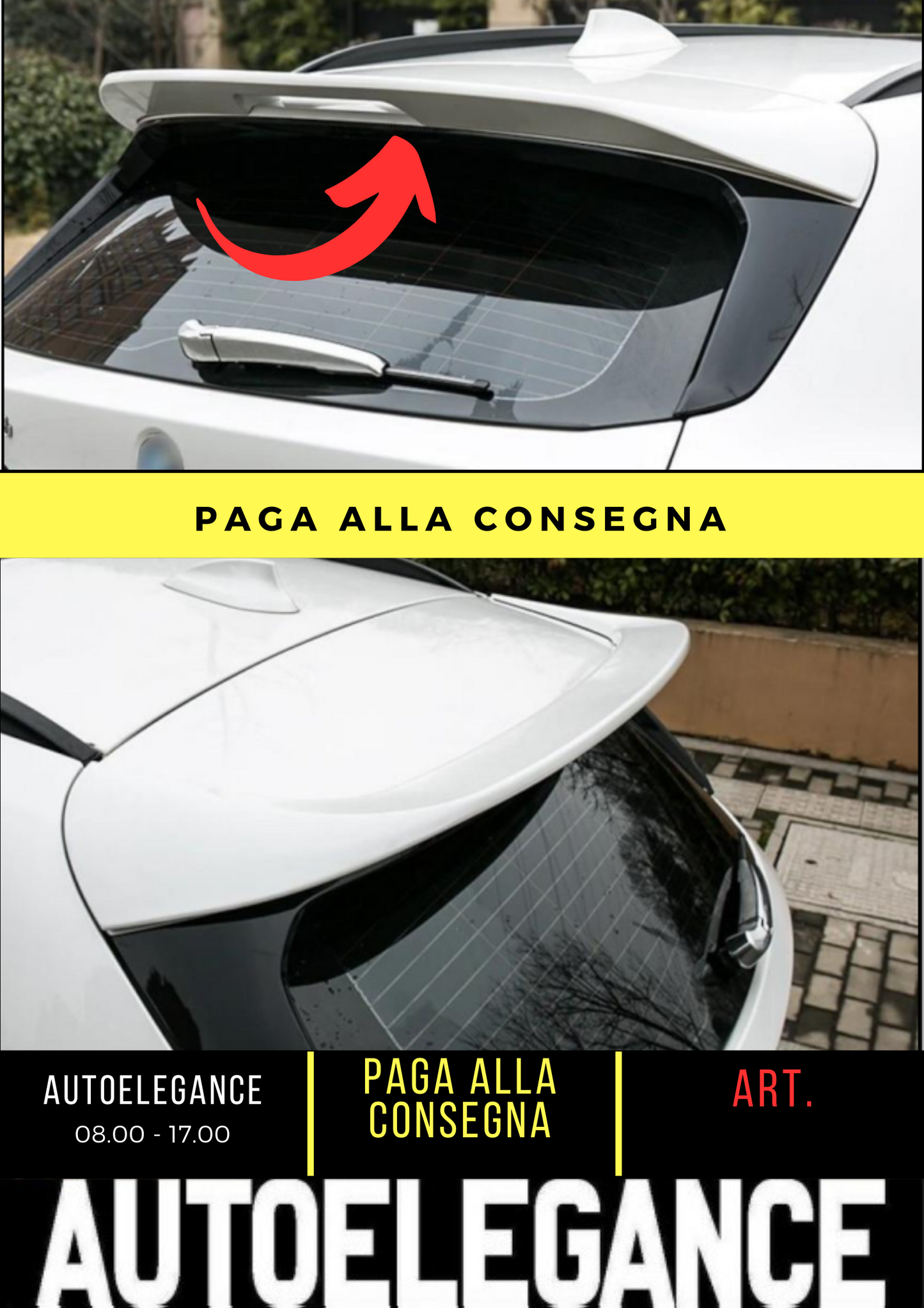 💕 SPOILER POSTERIORE ADATTO PER BMW X1 F48 F49 LUCIDO 💕