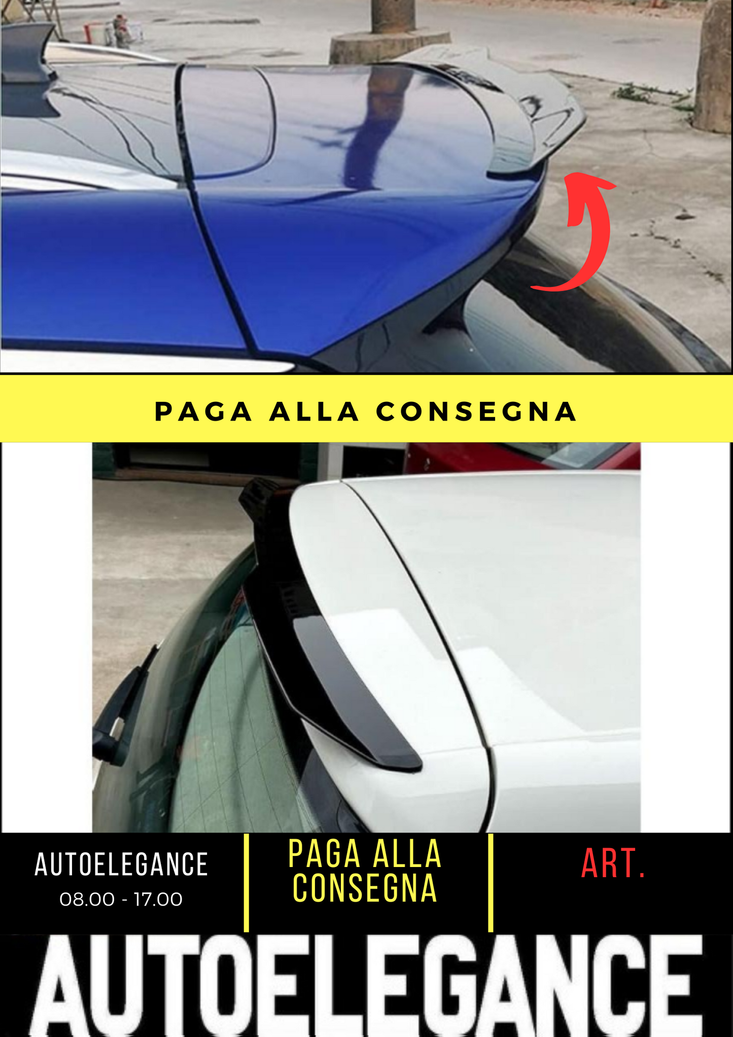💕 SPOILER POSTERIORE ADATTO PER VOLVO XC60 LUCIDO 💕