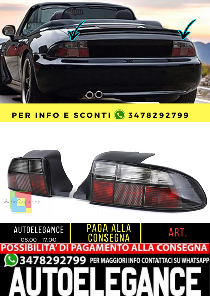 🔥Fanali posteriori fumé neri adatti per BMW Z3 95-99🔥