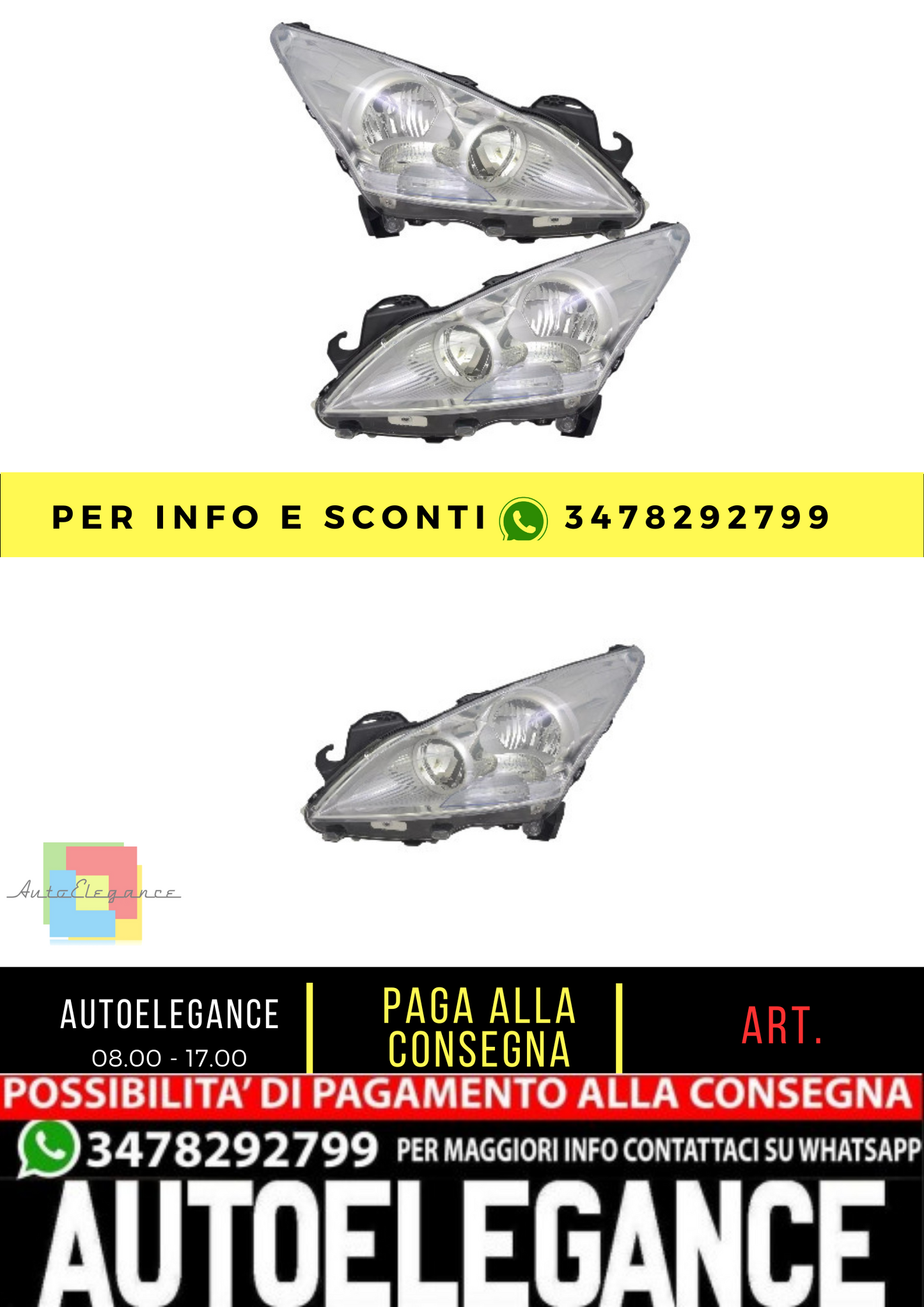 🔥Set fari per Peugeot 3008 5008 2009-2013 H7 H7 luce di marcia diurna alogena🔥