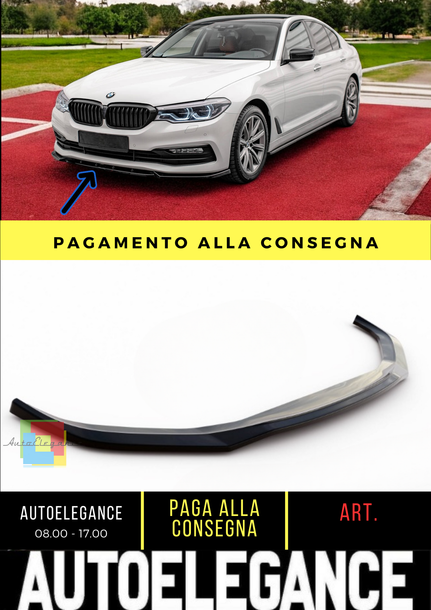 ✨Set di splitter BMW 5 berlina G30✨