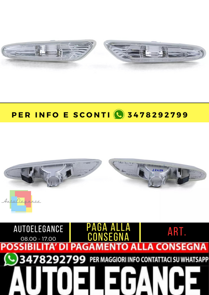 🔥Frecce laterali bianche coppia adatte per BMW E90 E91 05-11dal 06 1 serie E82 E88🔥