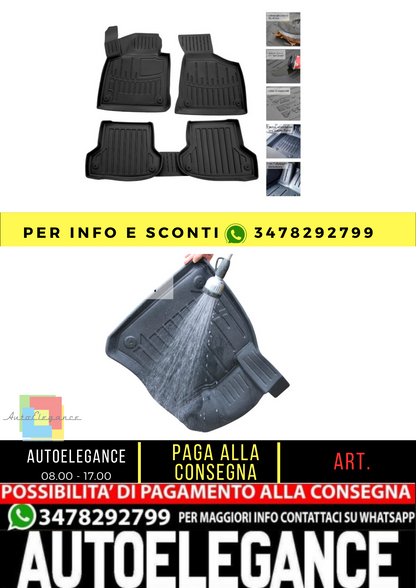 🔥Tappetini gomma per Mercedes W246 Classe B 2011-2018 Set di tappetini 🔥