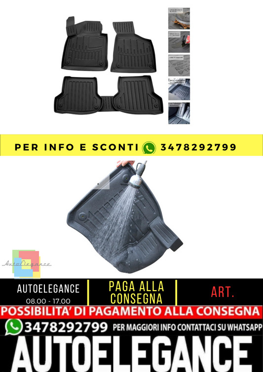 🔥Tappetini gomma per Mercedes W246 Classe B 2011-2018 Set di tappetini 🔥