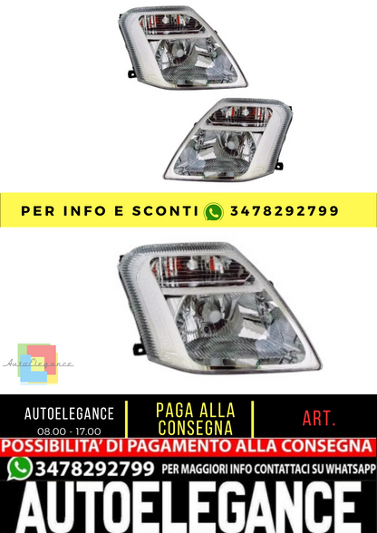 🔥Set fari per Citroen C2 JM 2003-2017 motore H4 LWR sinistro destro🔥