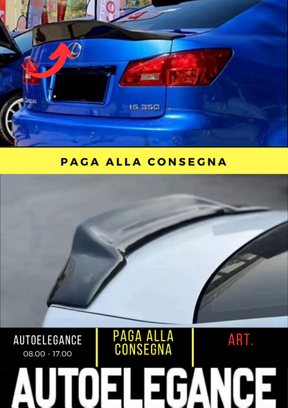 💕 REAR SPOILER SUITABLE FOR LEXUS IS II 2005-2013 BLACK 💕