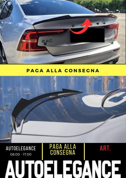 💕 SPOILER POSTERIORE ADATTO PER VOLVO S60 2019+ NERO 💕