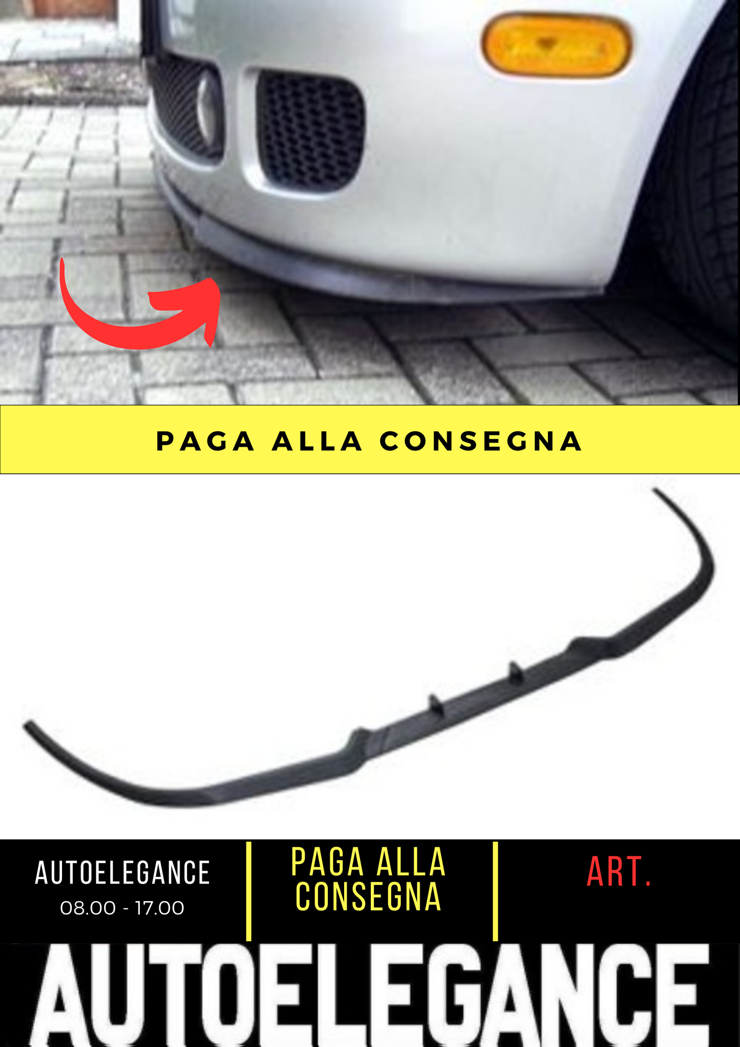 💕FRONT SPLITTER SUITABLE FOR VW NEW BEETLE 💕