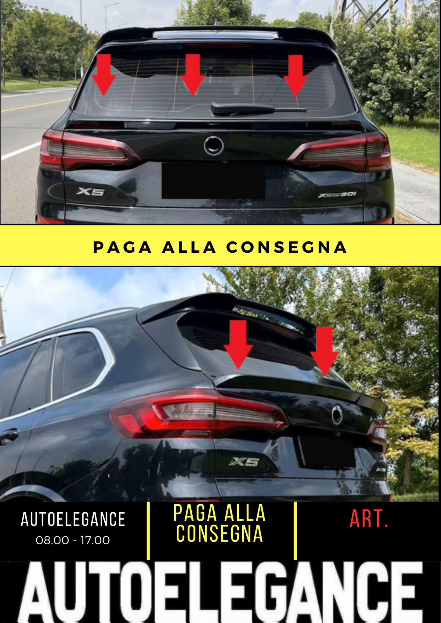💕 SPOILER POSTERIORE ADATTO PER BMW X5 G05 💕