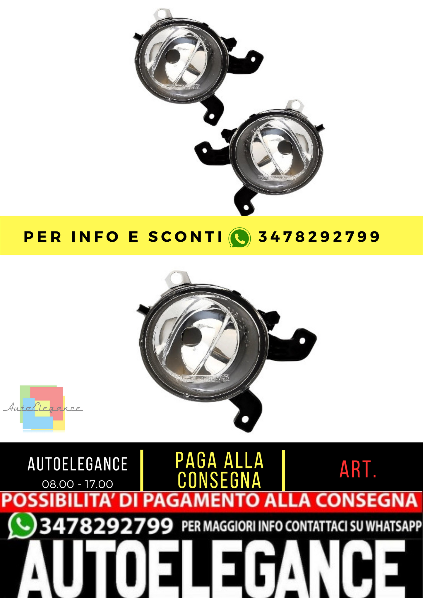 🔥Set fendinebbia per Audi A2 8Z 2000-2005 NSW H7 Fendinebbia alogeni🔥