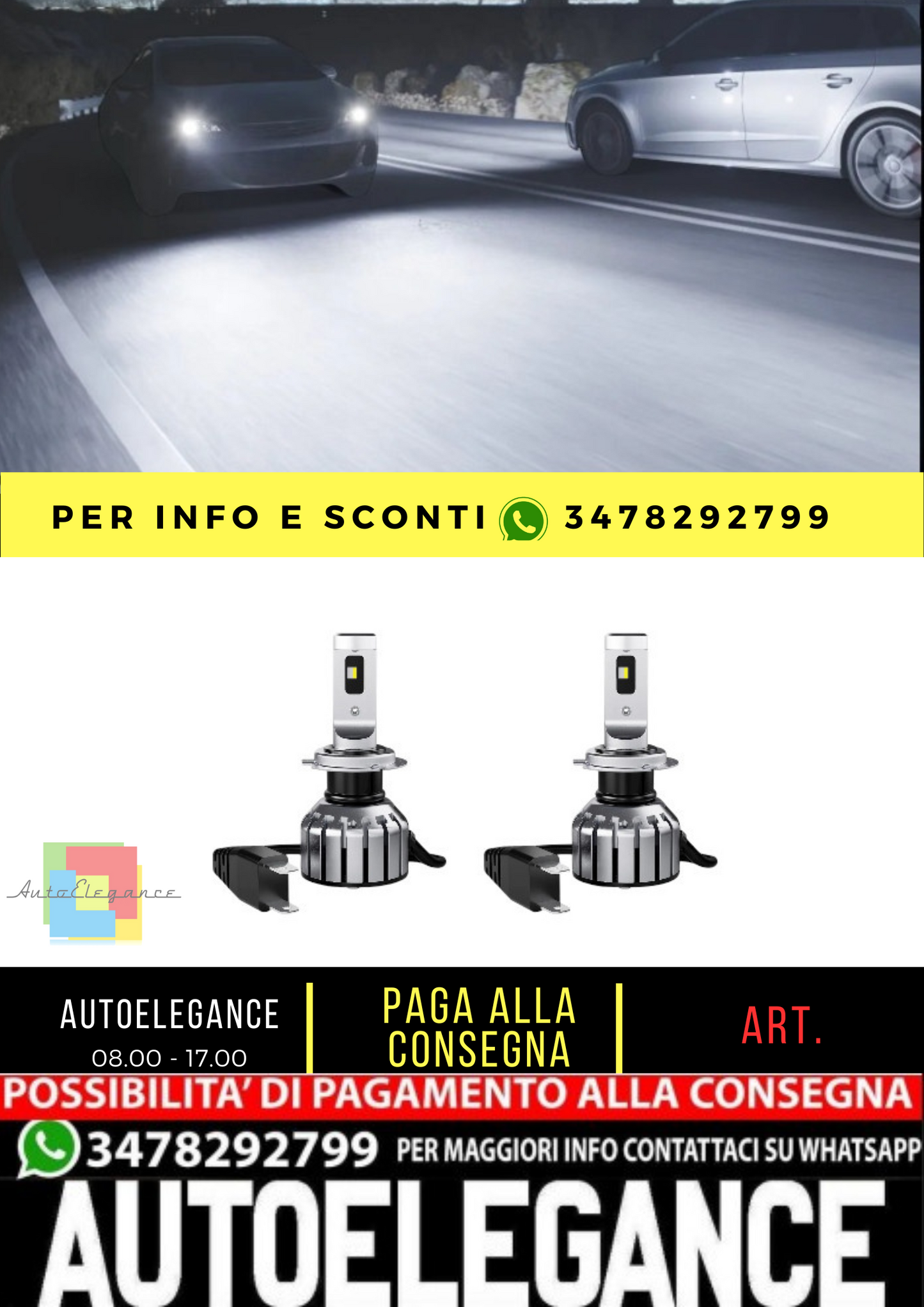 🔥Lampade retrofit OSRAM Night Breaker H7 LED GEN 2 per Audi A2 8Z 2000-2005🔥