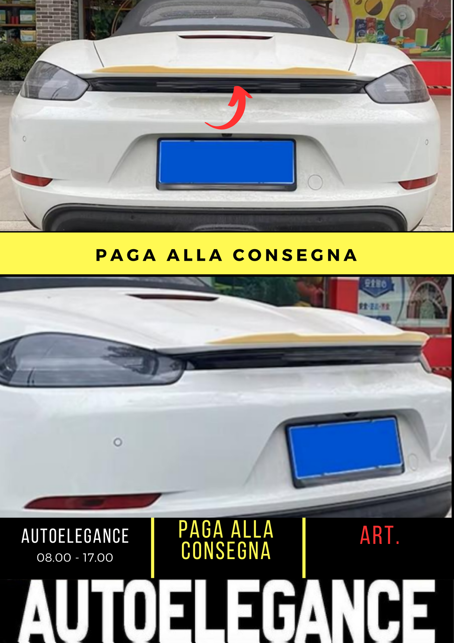 💕 SPOILER POSTERIORE ADATTO PER PORSCHE 718 BOXTER 💕