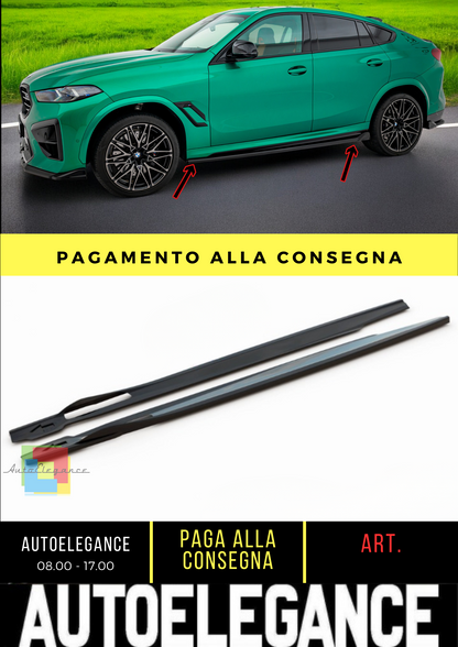 ⭐Set di splitter BMW X6 M F96 Facelift⭐