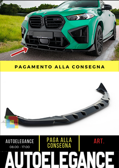 ⭐Splitter anteriore V.2 BMW X6 M F96 Facelift⭐