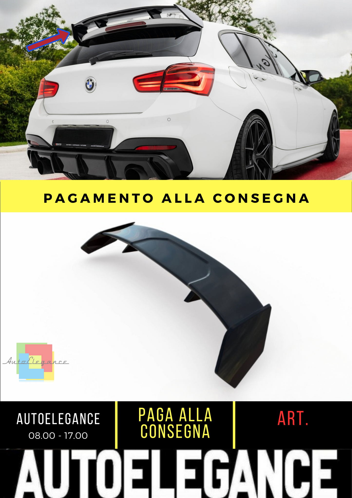 ⭐Spoiler BMW 1 M-Pack / M140i / Standard F20⭐