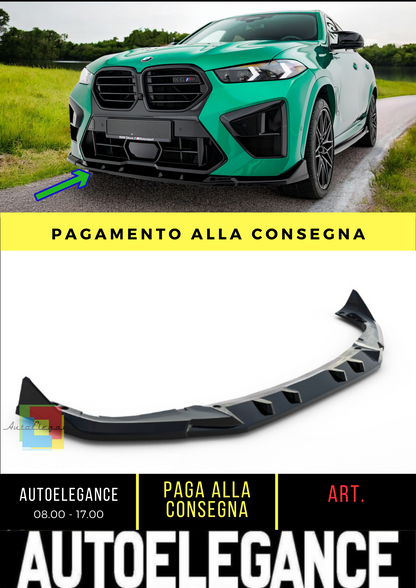 ⭐Splitter anteriore V.1 BMW X6 M F96 Facelift⭐