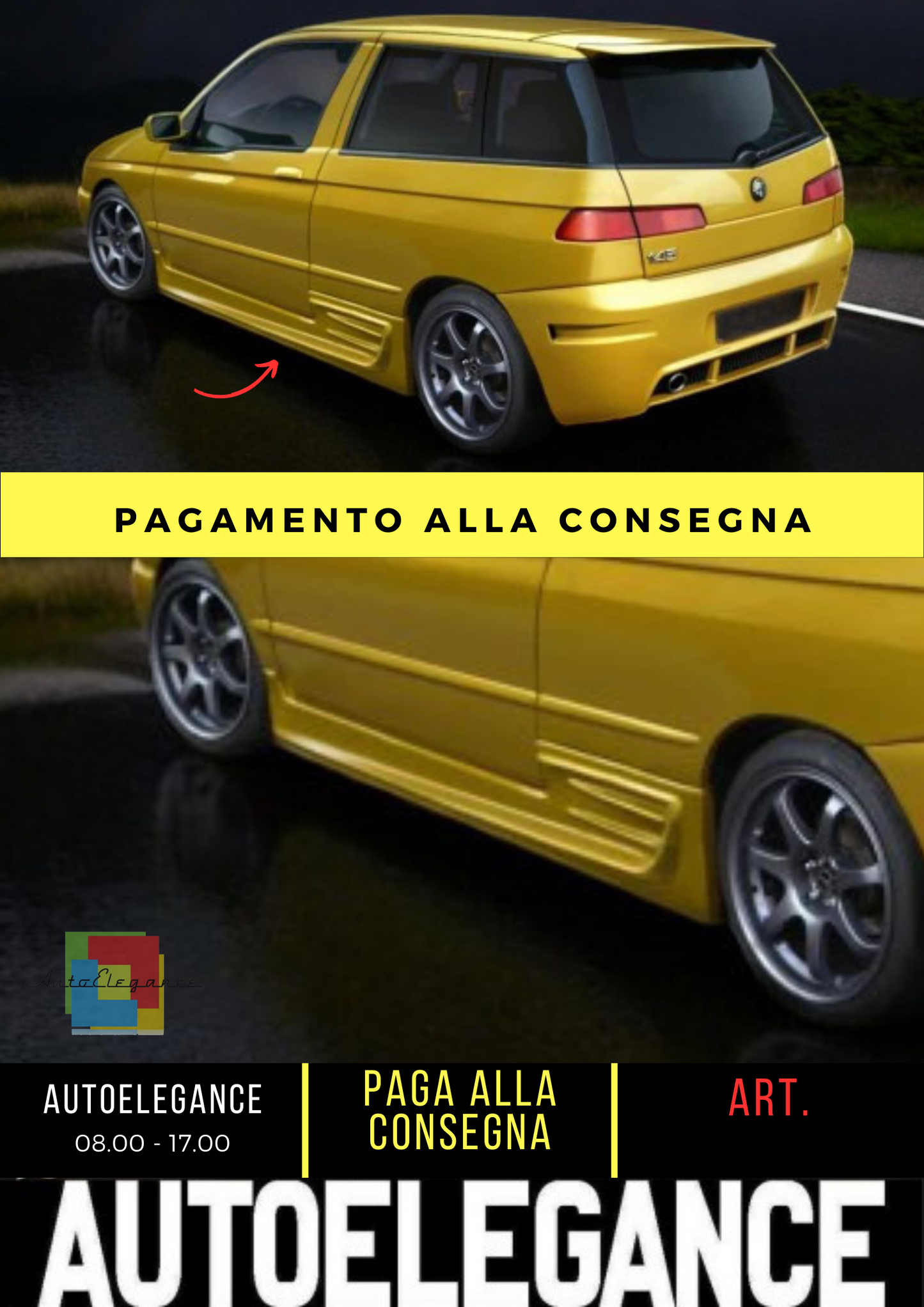 💕SIDE SKIRTS SUITABLE FOR ALFA ROMEO 145💕 