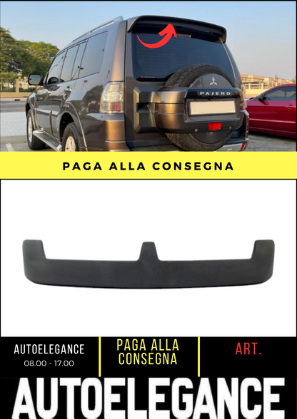 💕 REAR SPOILER SUITABLE FOR MITSUBISHI PAJERO 2006-2015 BLACK 💕