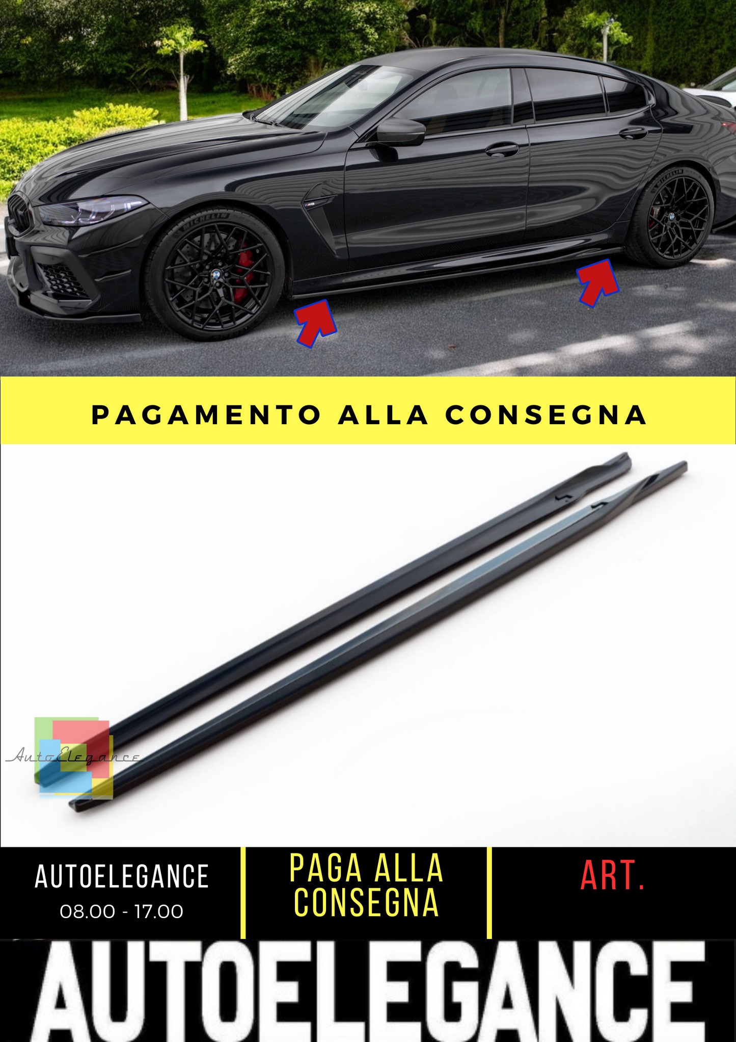 ⭐Serie di splitter BMW M8 Gran Coupe F93⭐