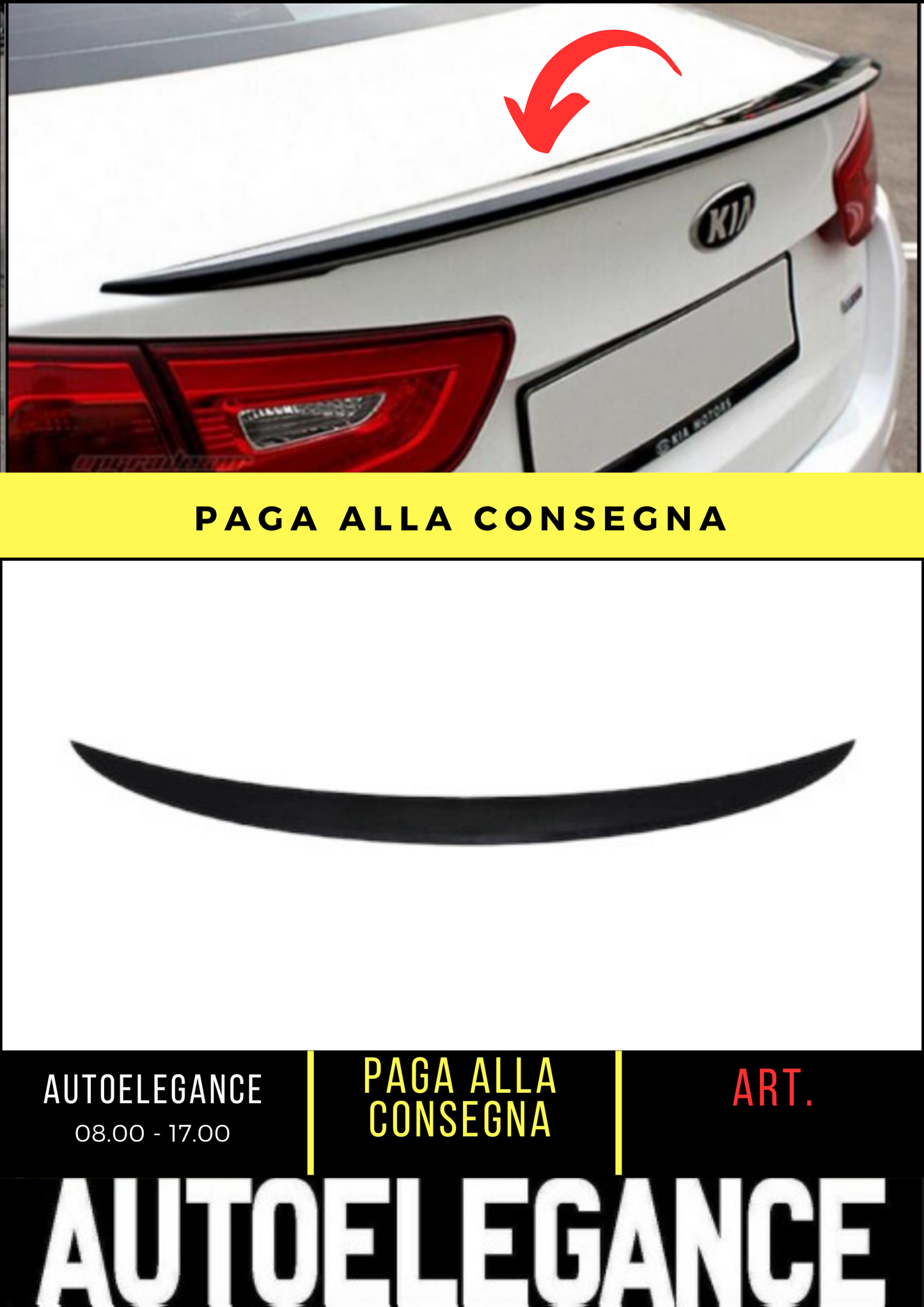 💕 SPOILER POSTERIORE ADATTO PER KIA OPTIMA K5 💕