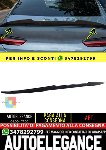 🔥 Labbro spoiler posteriore Ducktail Performance per BMW serie 8 G16 Gran Coupé del 2018🔥