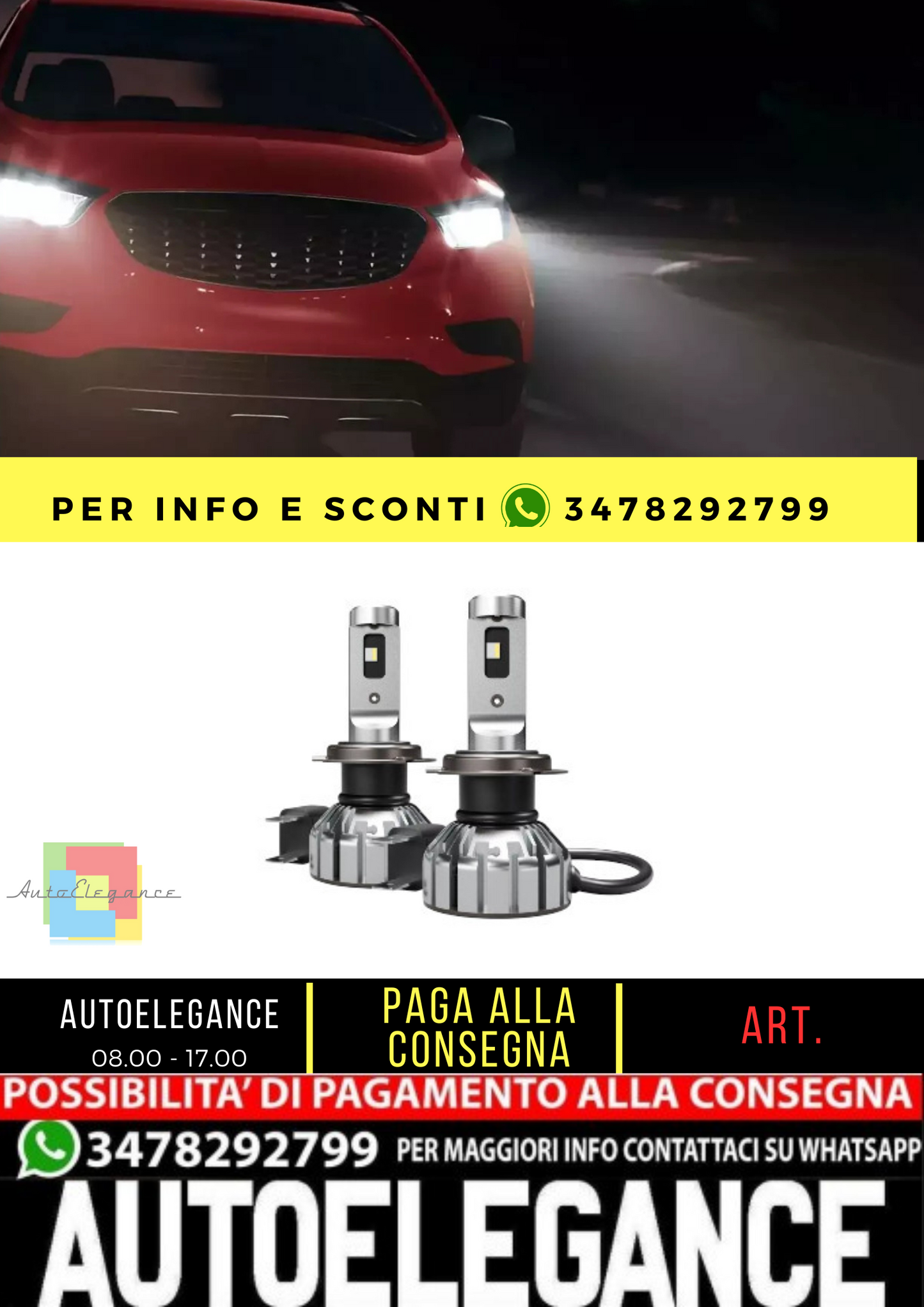 🔥OSRAM NIGHT BREAKER LED SMART H7 6000K per VW Tiguan Touran Passat Golf Sharan🔥