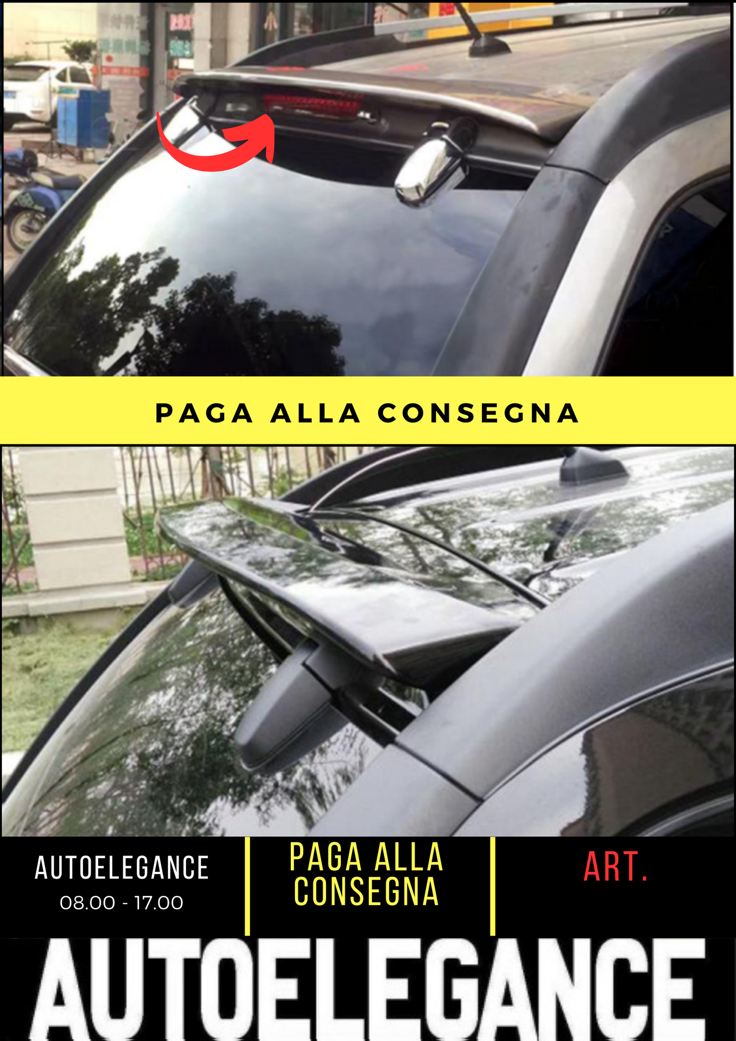 💕 SPOILER POSTERIORE ADATTO PER KIA SPORTAGE MK2 💕