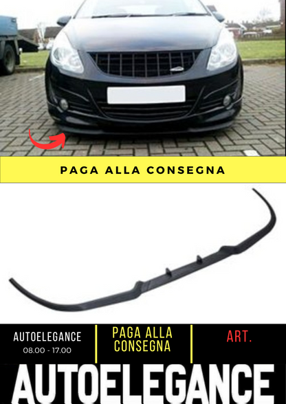 💕SPLITTER ANTERIORE ADATTO PER OPEL CORSA D MK4 💕