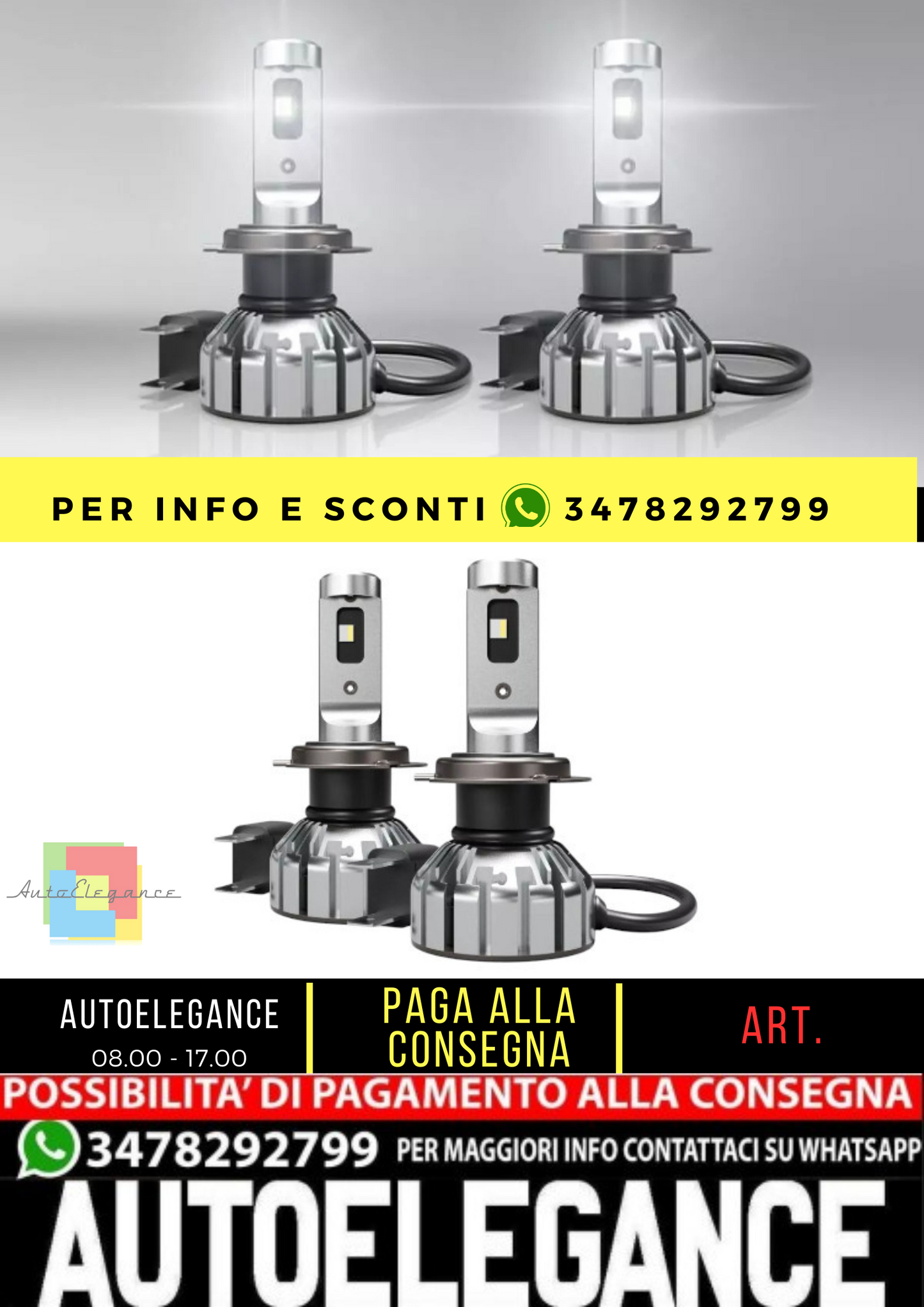 🔥OSRAM NIGHT BREAKER LED SMART H7 6000K Bianco freddo per Ford Fiesta MK7 dal 2013🔥