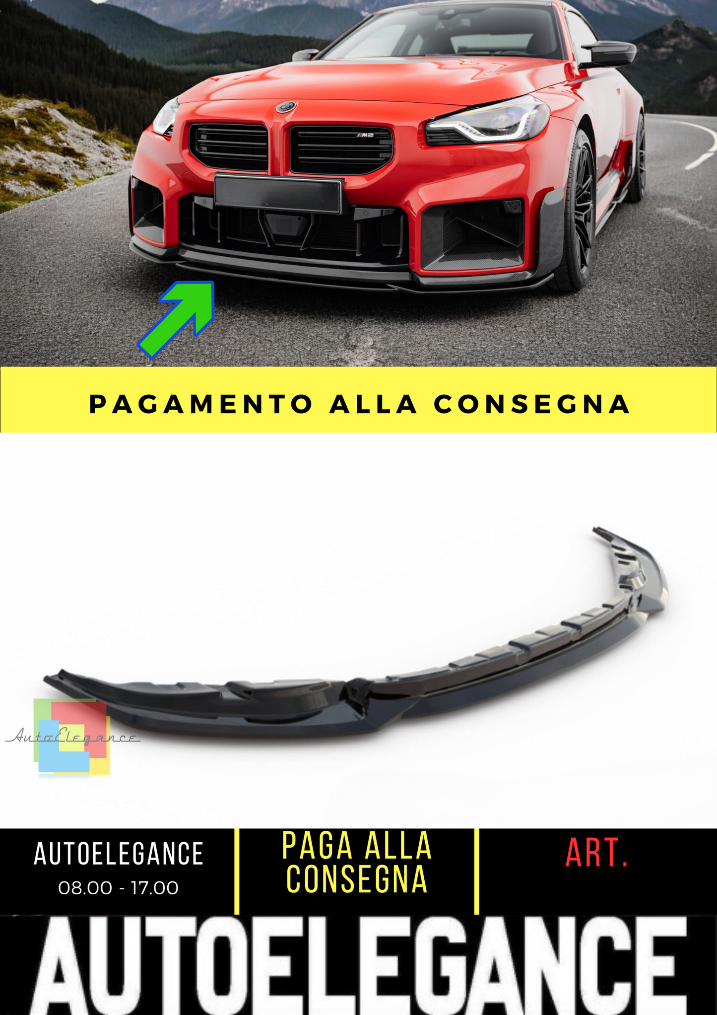 ✨Splitter anteriore BMW M2 M-Performance G87✨