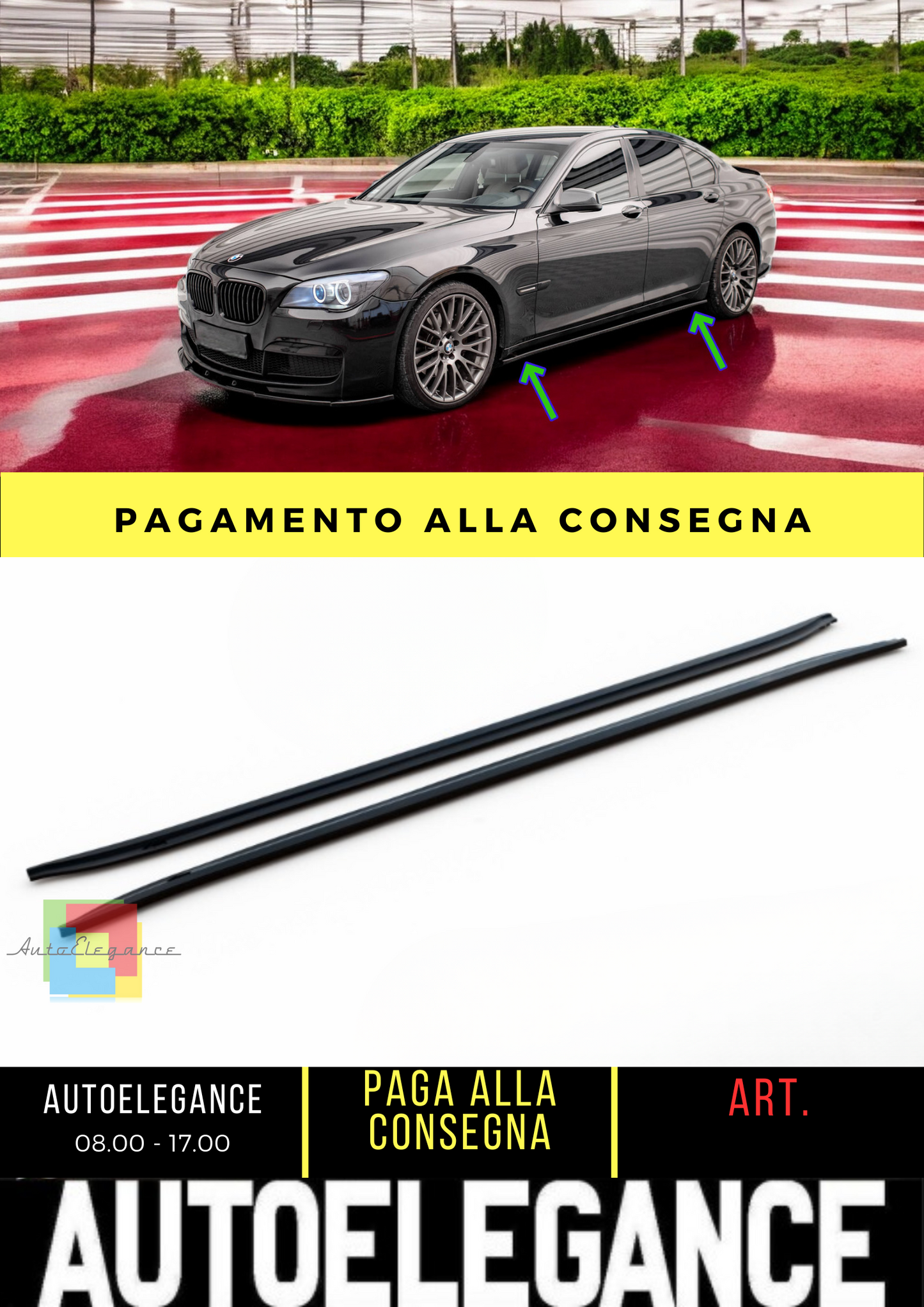 🔥Set di Splitter BMW 7 M-Pack F01🔥