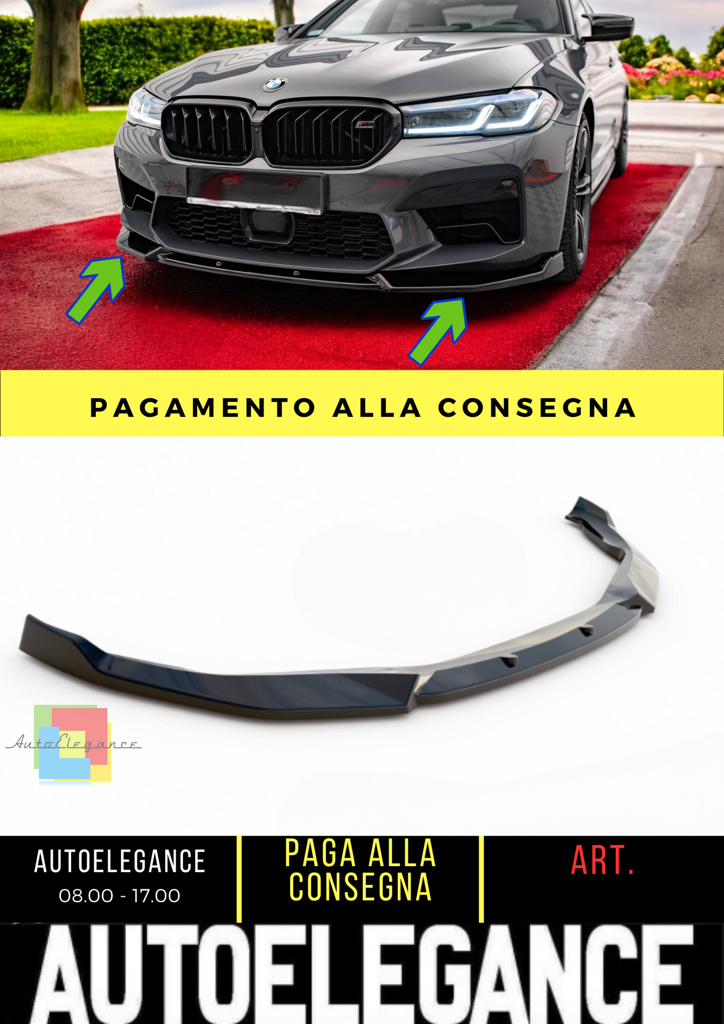 ✨Set di splitter BMW M5 F90 Facelift✨