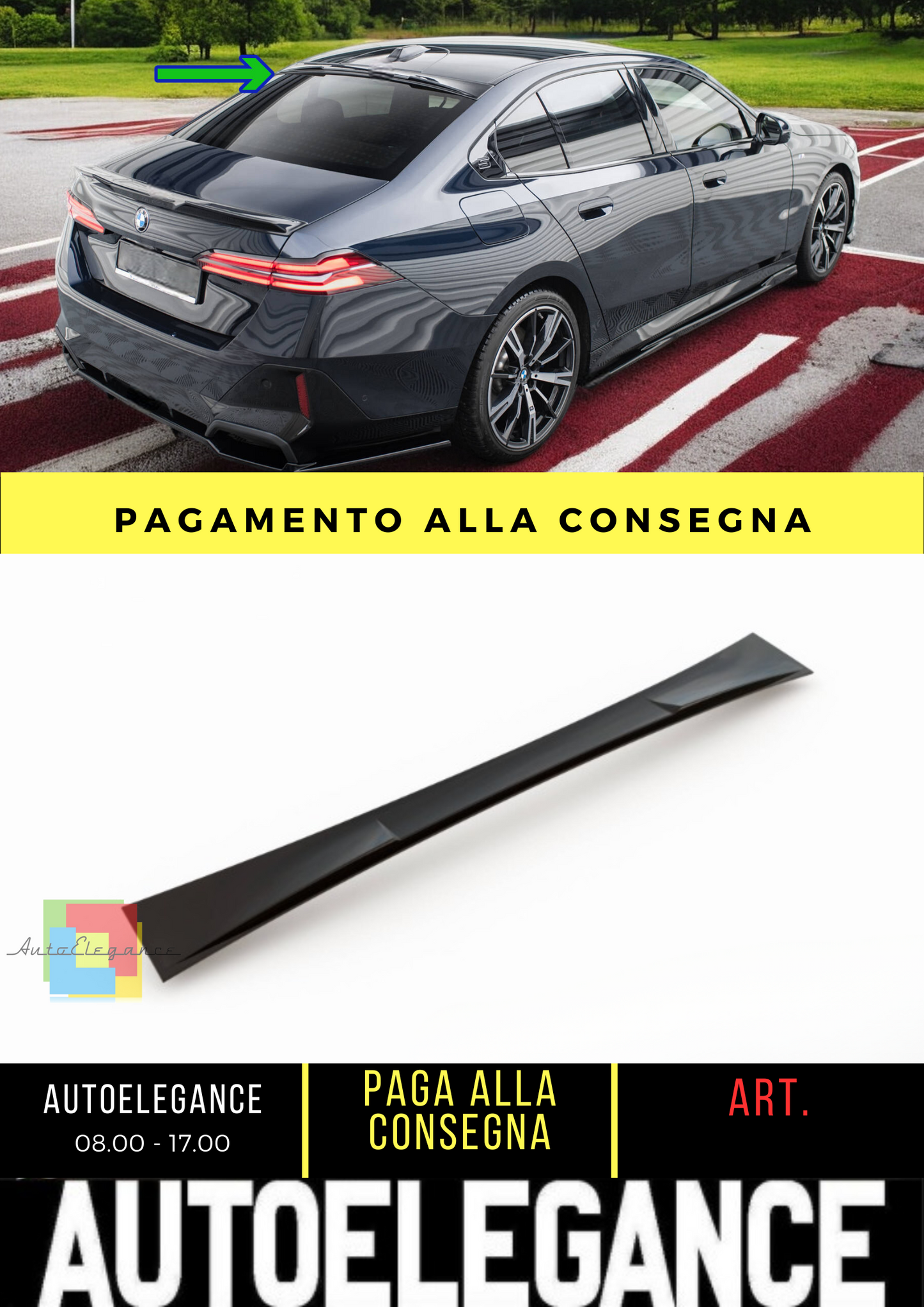 ⭐L'estensione del lunotto posteriore BMW 5 / i5 M-Pack G60⭐