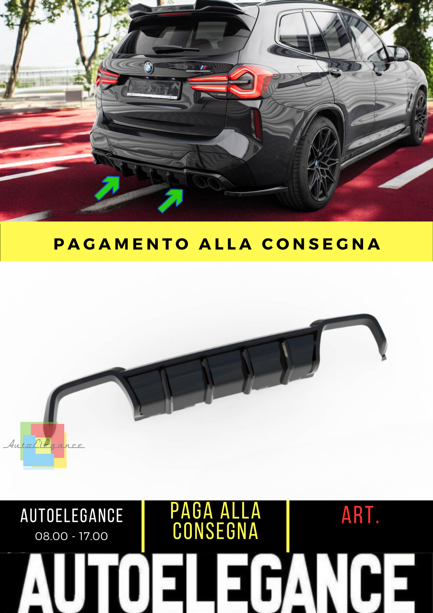 ✨Mantovana posteriore BMW X3 M F97✨