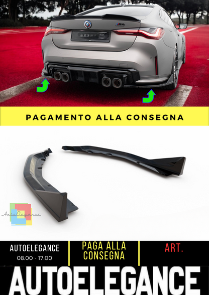 ✨Splitter Laterali Posteriori V.5 (Per Mantovana Posteriore v.1) BMW M4 G82✨