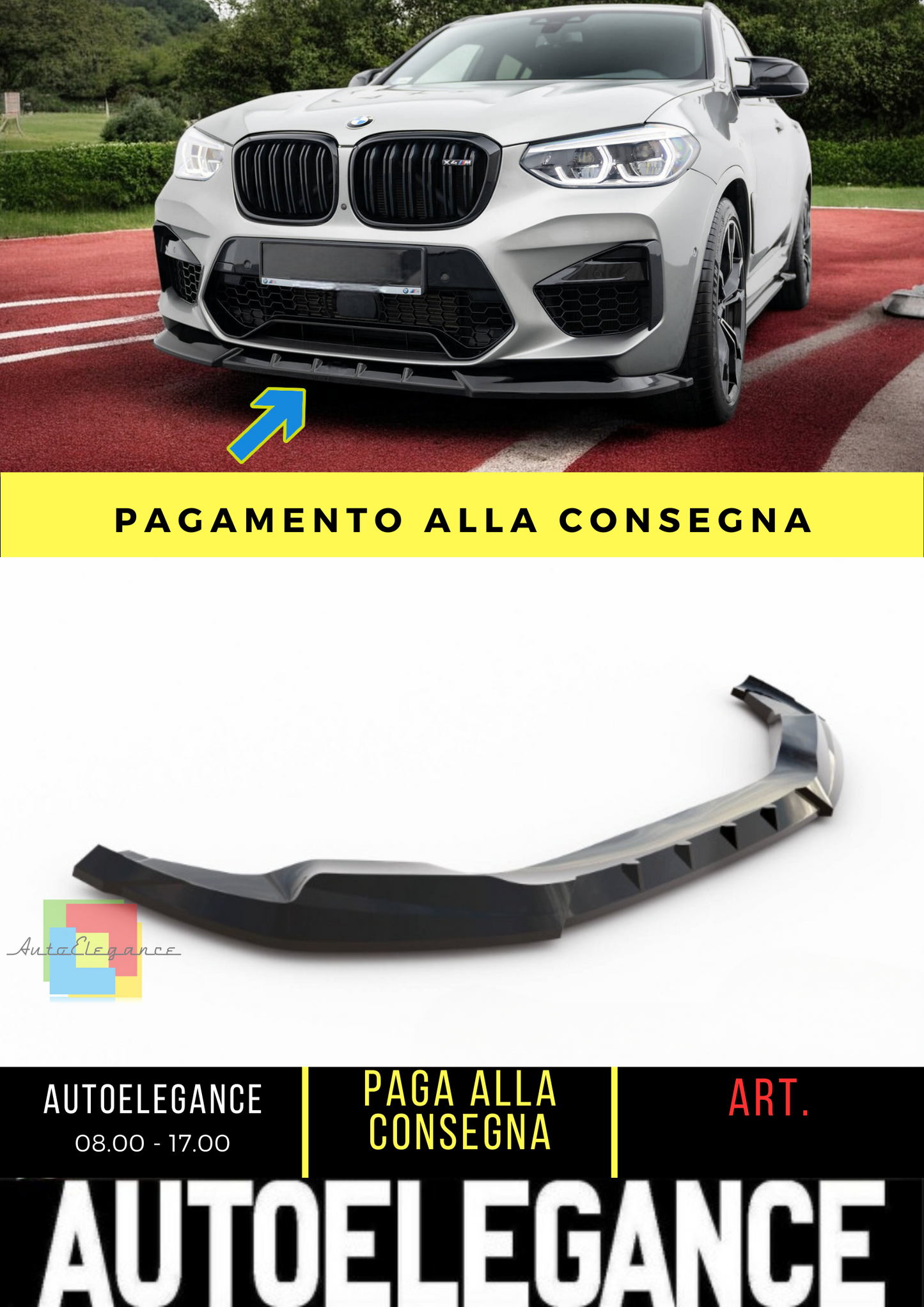 ✨Set di Splitter BMW X4 M F98✨