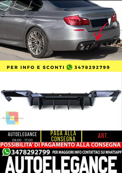 🔥Diffusore posteriore duplex lucido ad alte prestazioni per BMWSerie5 F10 F11🔥