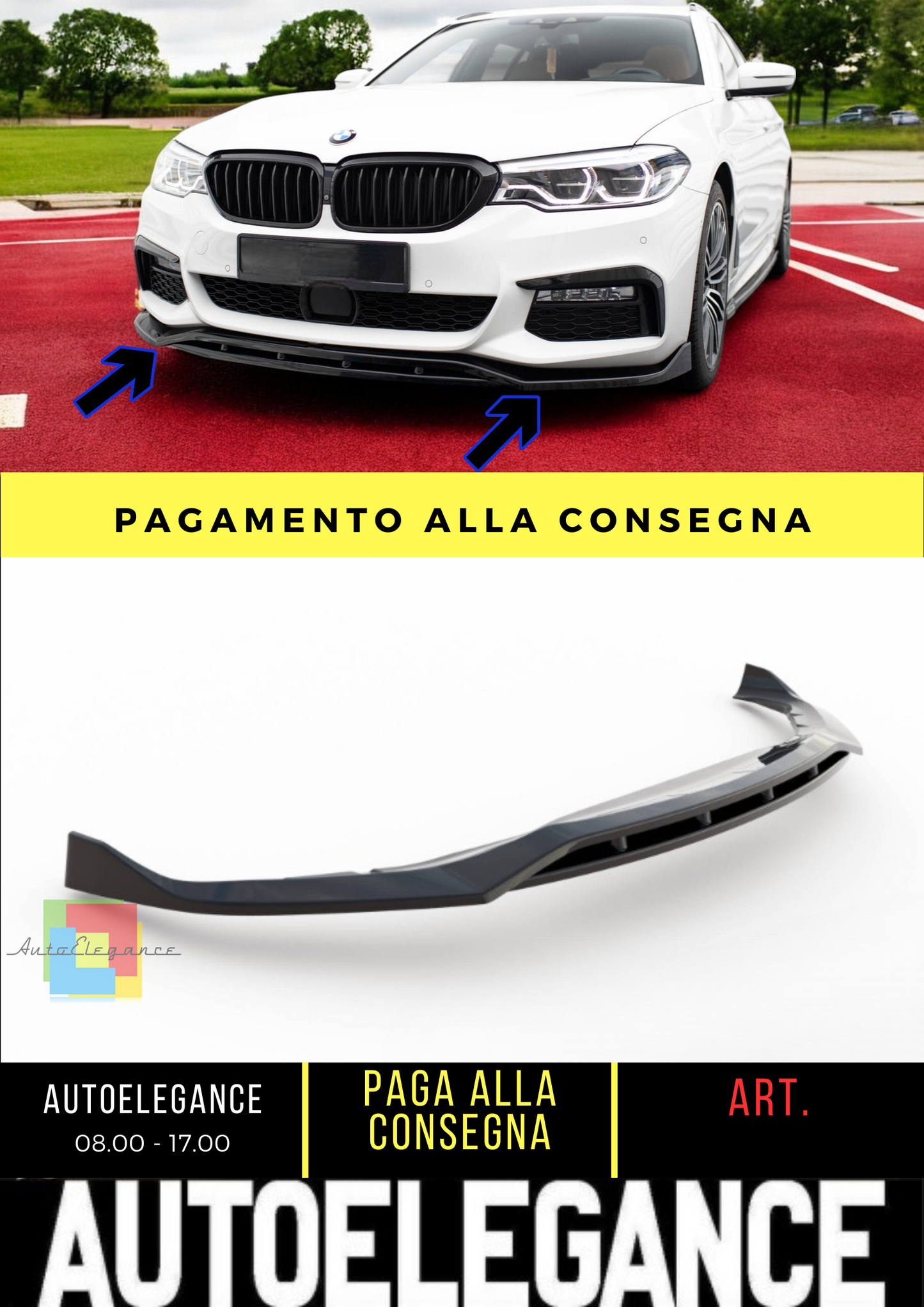 ⭐Set di splitter BMW 5 Touring M-Pack G31⭐