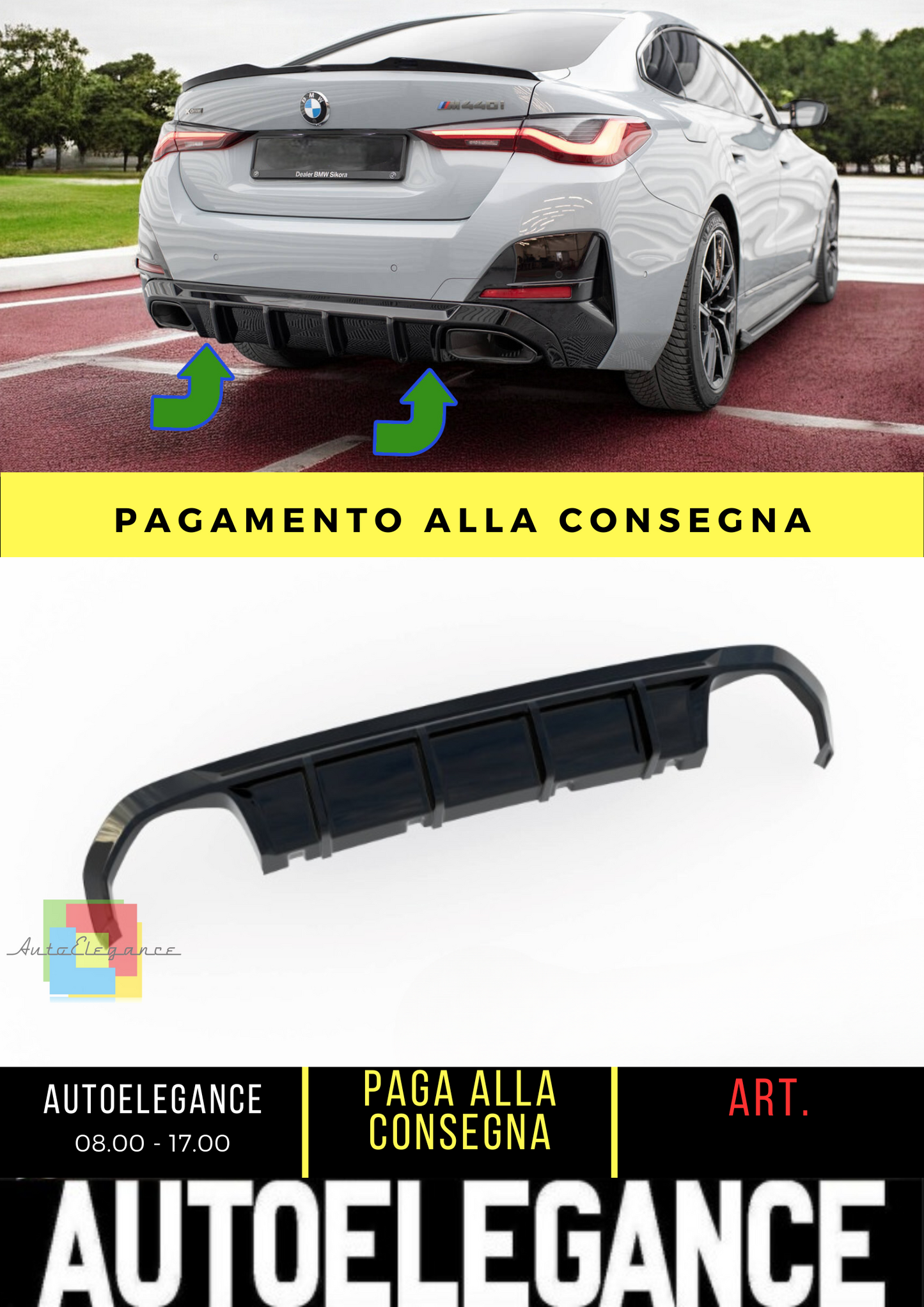 ✨Mantovana posteriore BMW M440i Gran Coupe G26✨