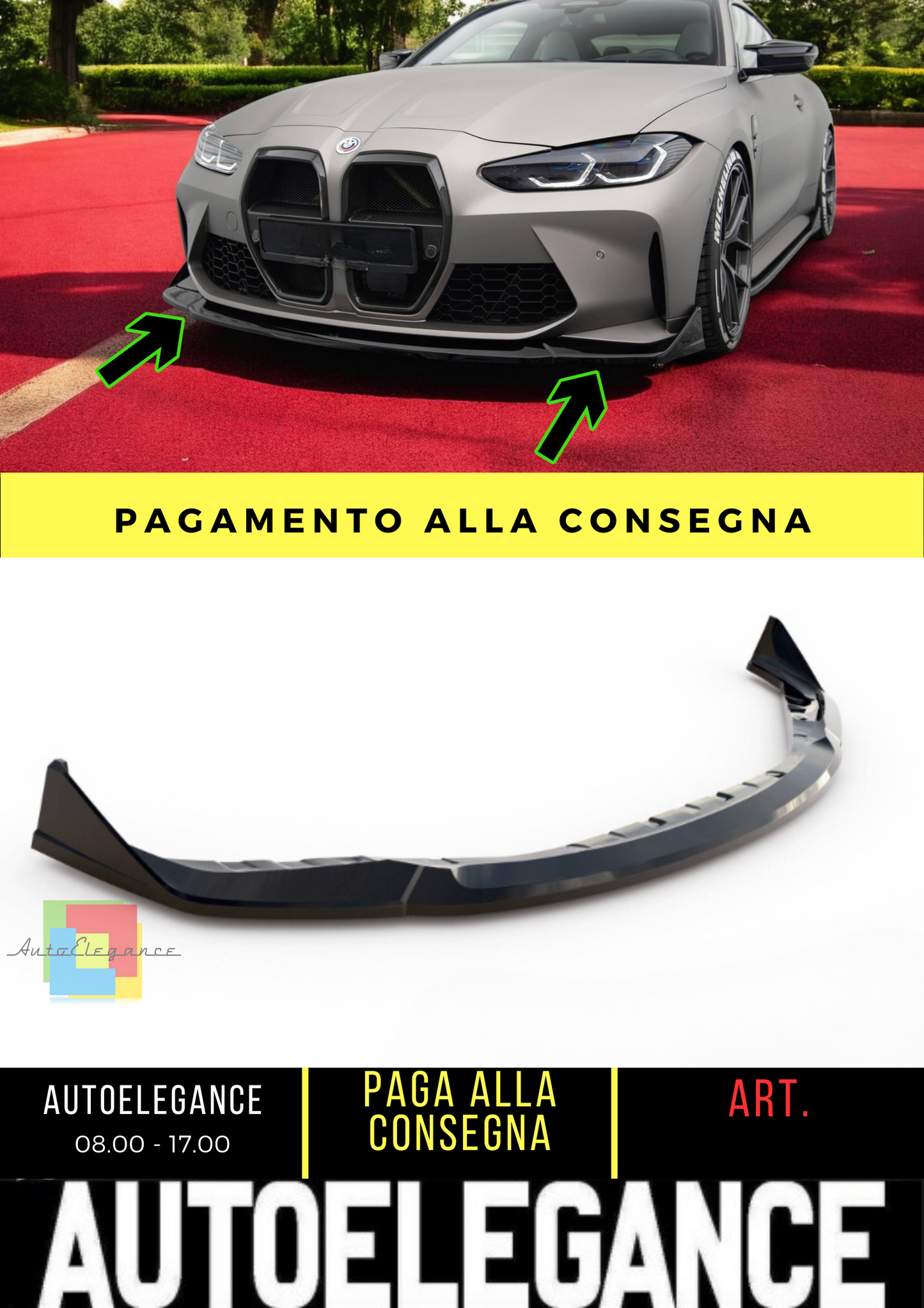 ✨Set di splitter BMW M4 G82✨