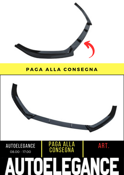 💕SPLITTER ANTERIORE ADATTO PER AUDI A3 8V S-LINE 💕