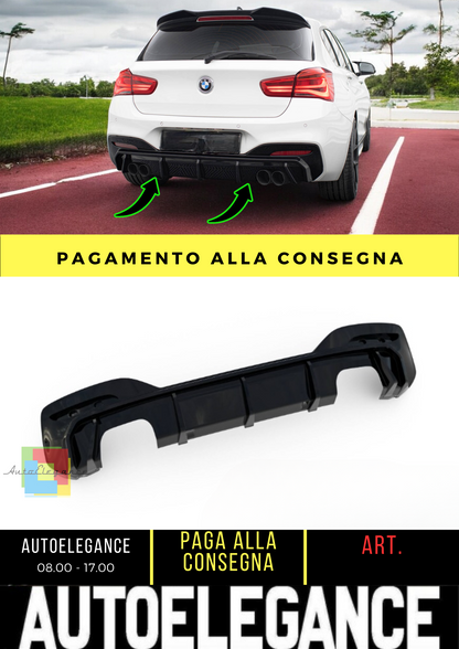 ⭐Mantovana posteriore V.3 BMW 1(Versione con doppio scarico su entrambi i lati)⭐