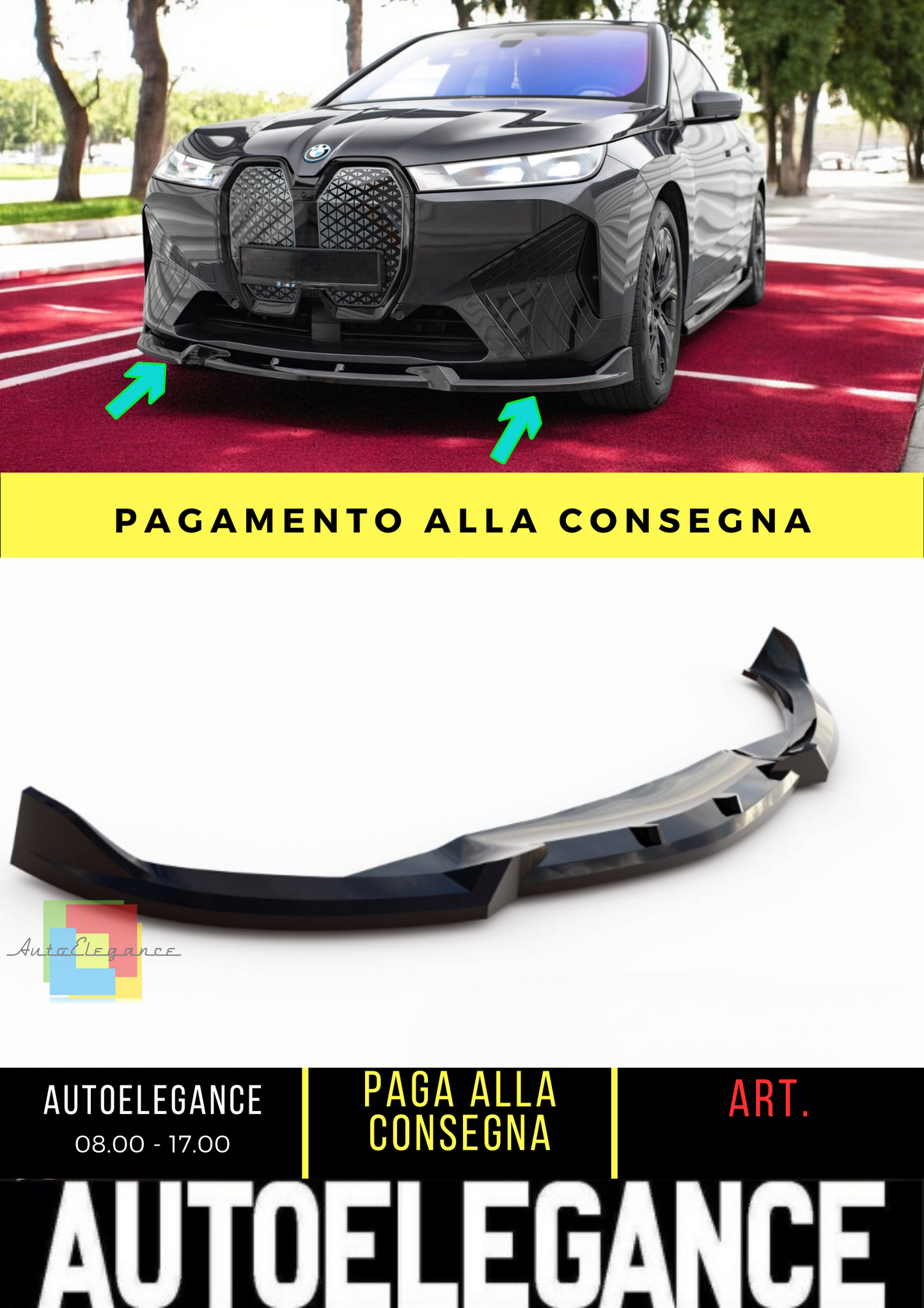 ✨Set di splitter BMW iX M-Pack i20✨